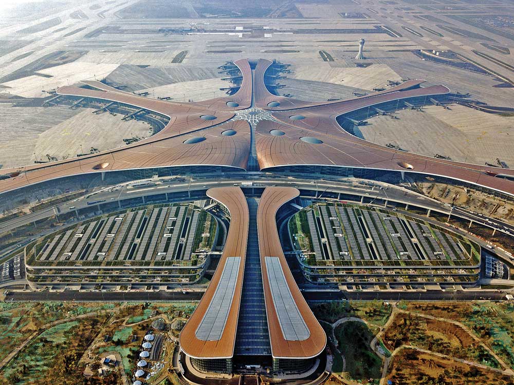 Worlds Biggest Single Terminal Daxing Airport By Zaha Hadid Architects