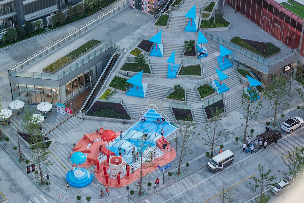 100 Architects designs urban public intervention in the form of