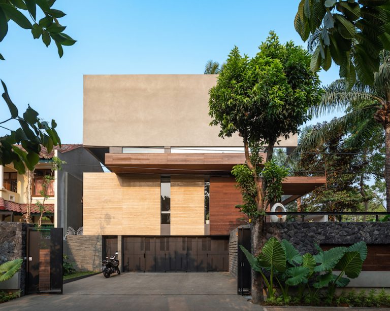 Atelier Riri designs modern Jakarta house with twin active and passive ...