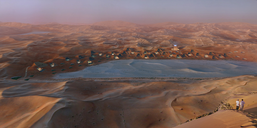 Dubai S X Architects Wins Competition To Design Luxury Desert Resort In Saudi Arabia S Empty Quarter De51gn