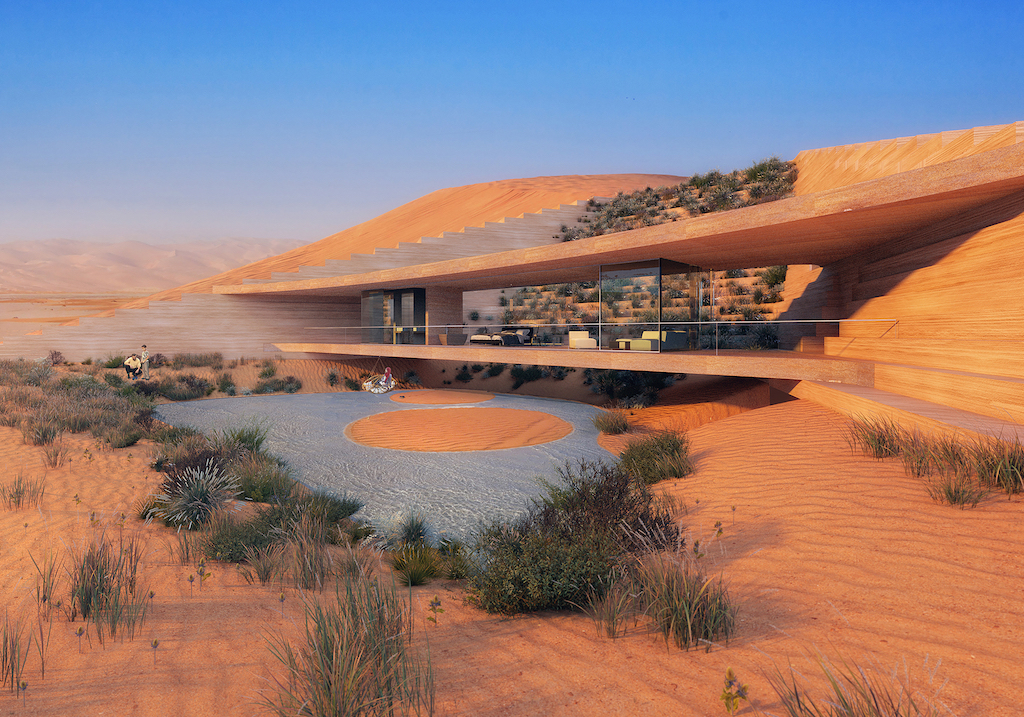 Dubai S X Architects Wins Competition To Design Luxury Desert Resort In Saudi Arabia S Empty Quarter De51gn