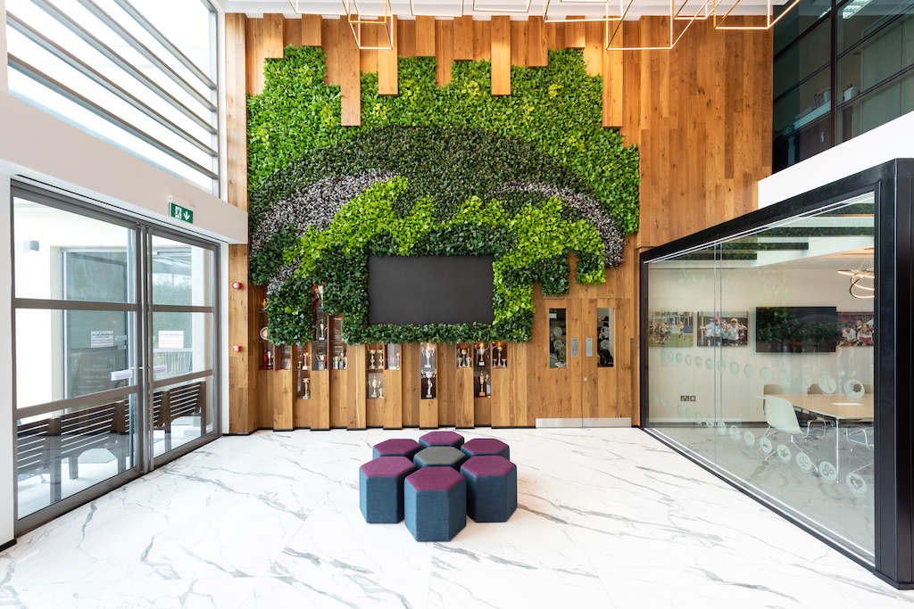 DZ Design creates space-efficient reception lounge in Dubai school with  biophilic elements - De51gn