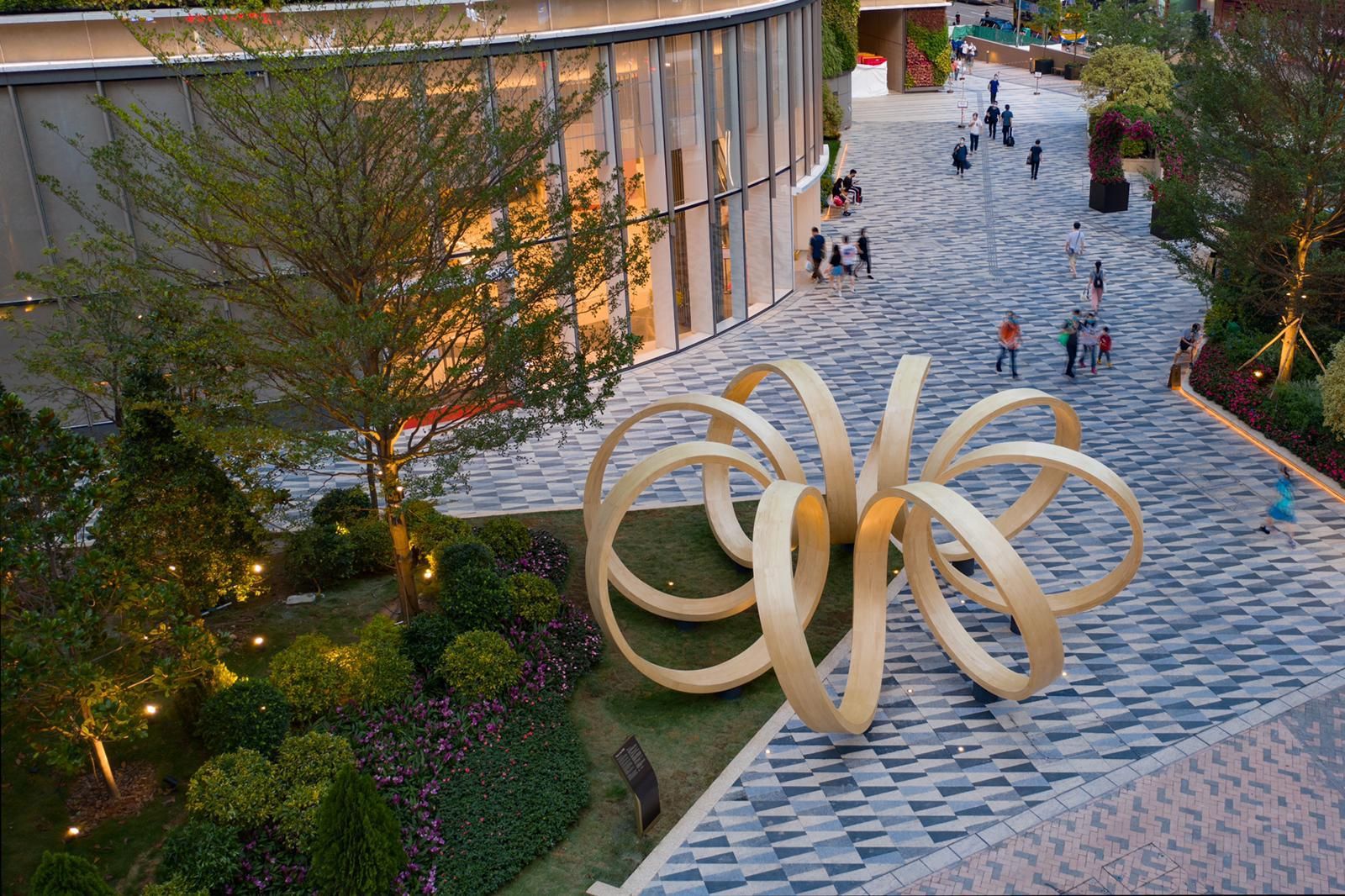 A new sculptural installation by Paul Cocksedge livens up a